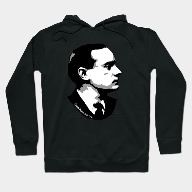 Irish 1916 Rebel Patrick Pearse Hoodie by SeattleDesignCompany